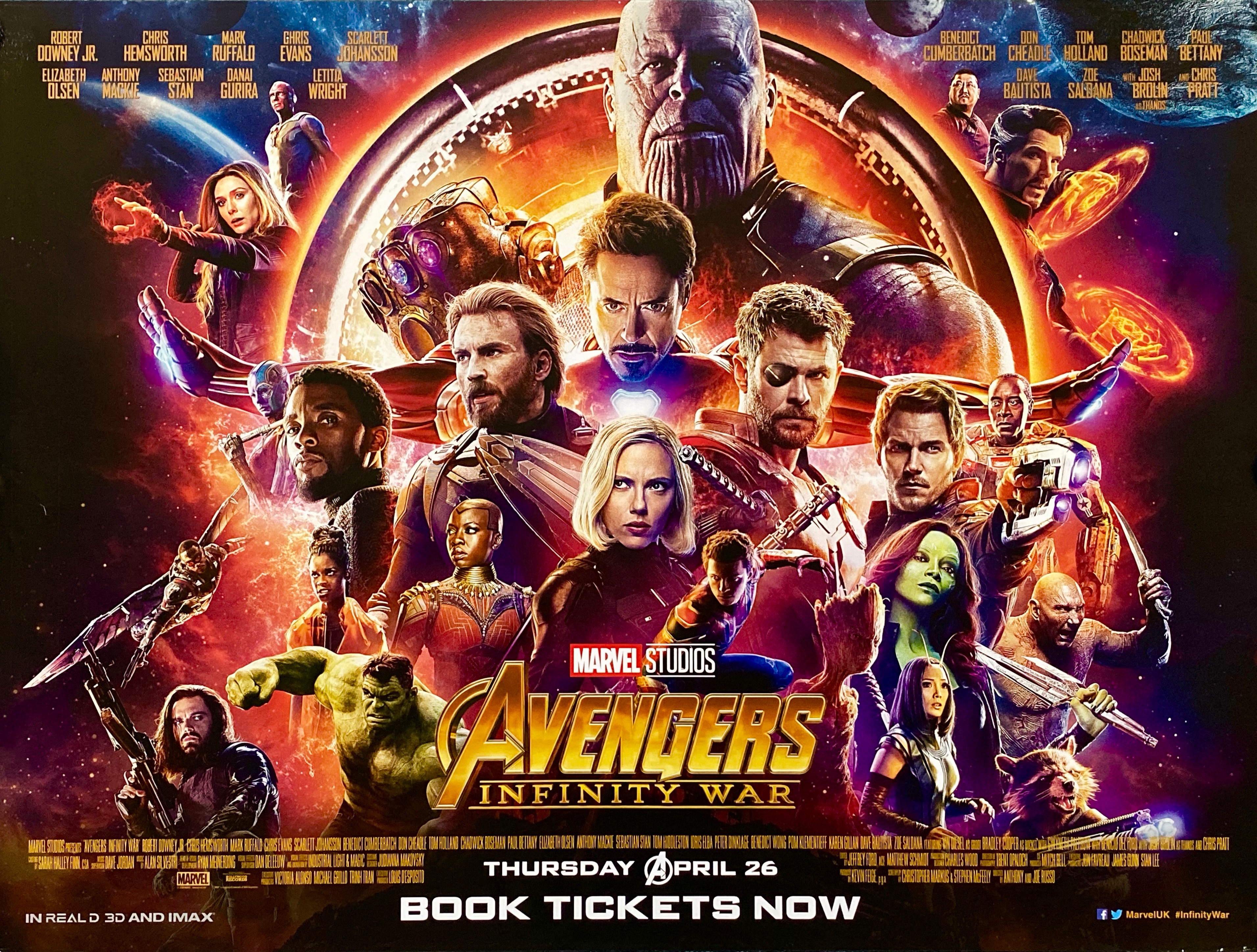 Infinity War movie poster